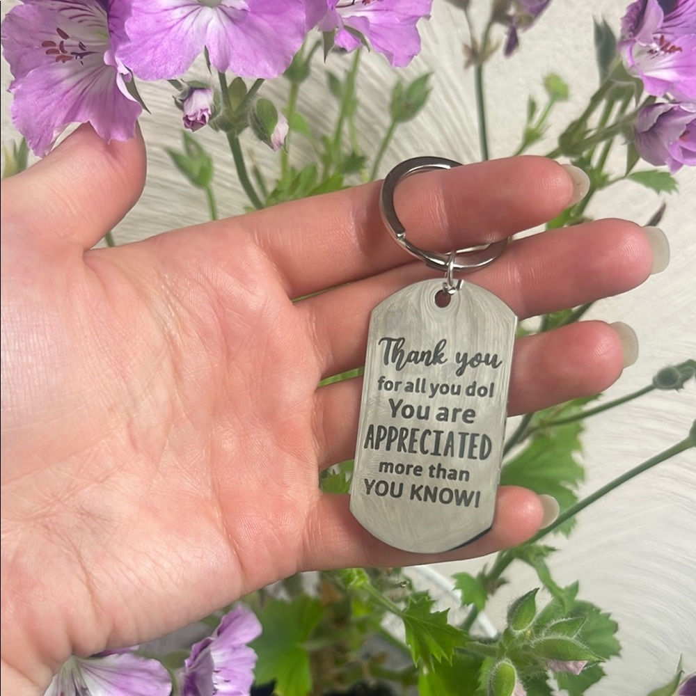 Silver Appreciation Keychain